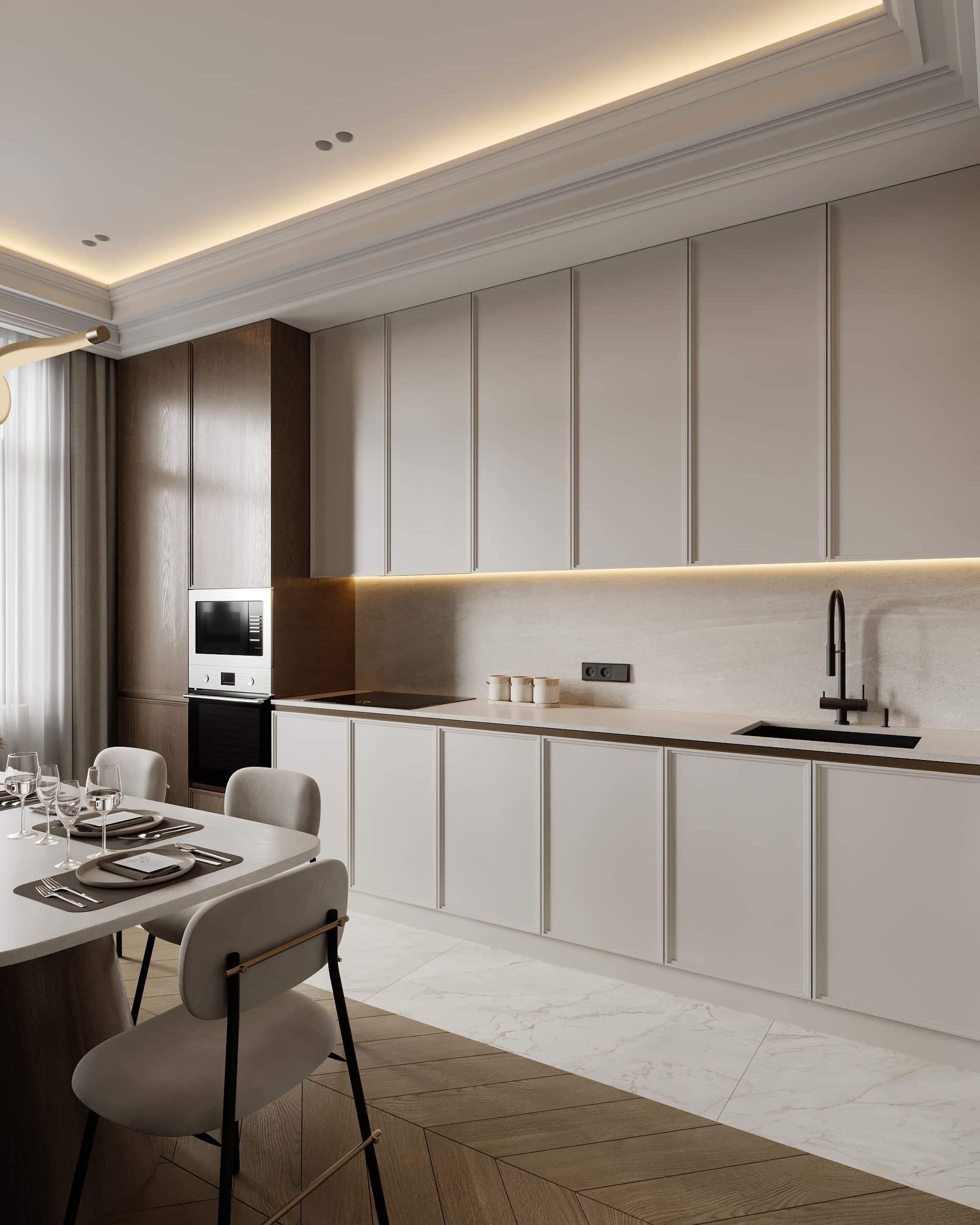 Straight Kitchen - Additional view