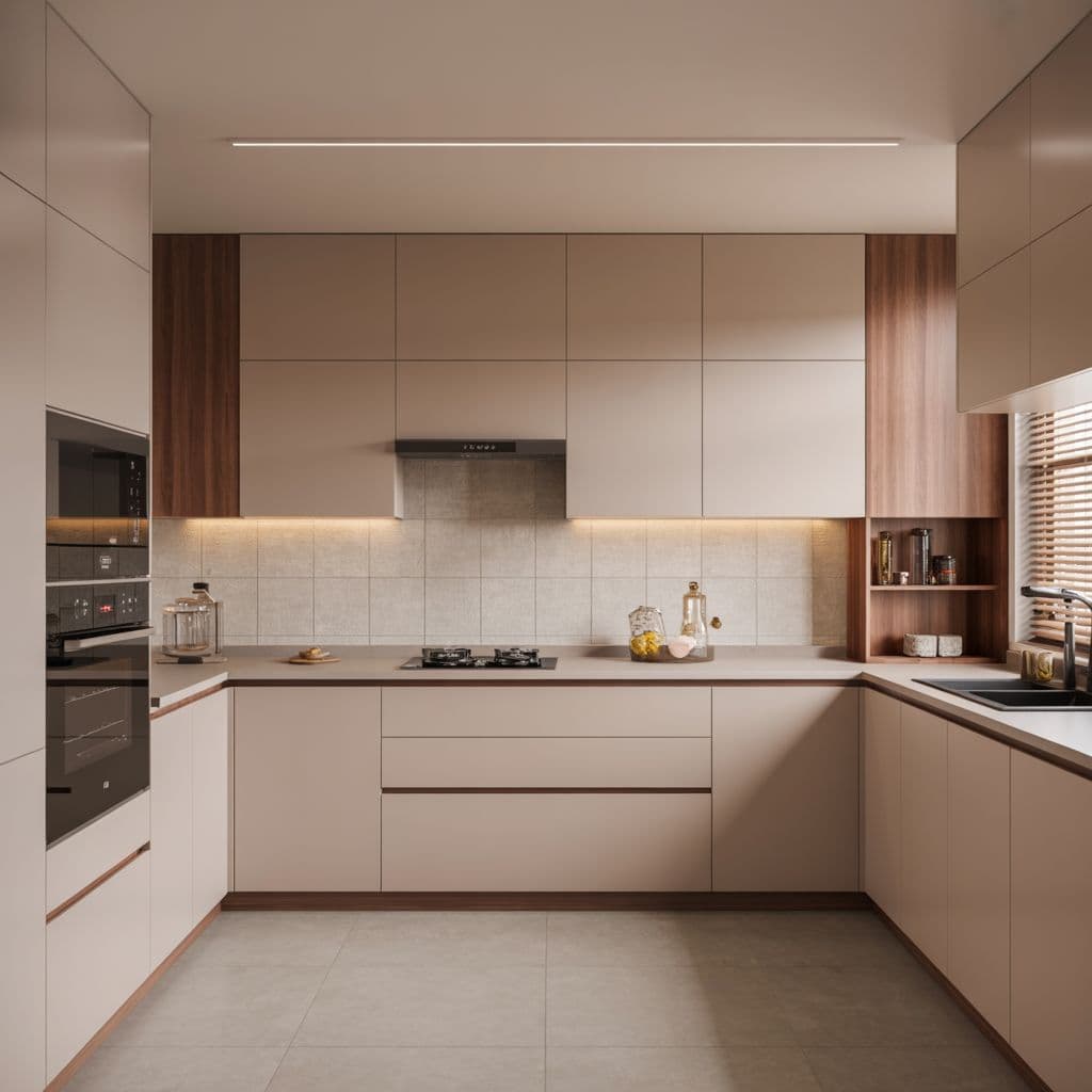 U-Shaped Kitchen - Detail view